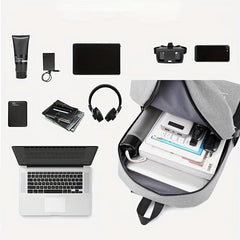 3 Pcs Letter Graphic Backpack & Shoulder Bag Set for Travel Work