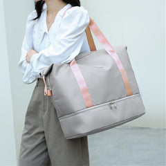 Gym Duffel Bag Wet Dry Separation Shoe Compartment