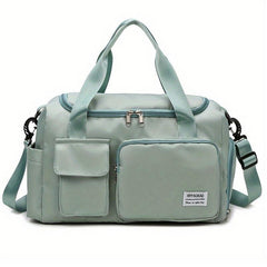 Dry Wet Separation Weekender Bag Large Capacity Travel Duffel Bag