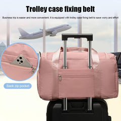 Dry Wet Separation Weekender Bag Large Capacity Travel Duffel Bag