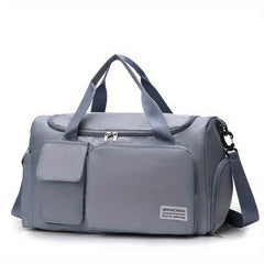 Dry Wet Separation Weekender Bag Large Capacity Travel Duffel Bag