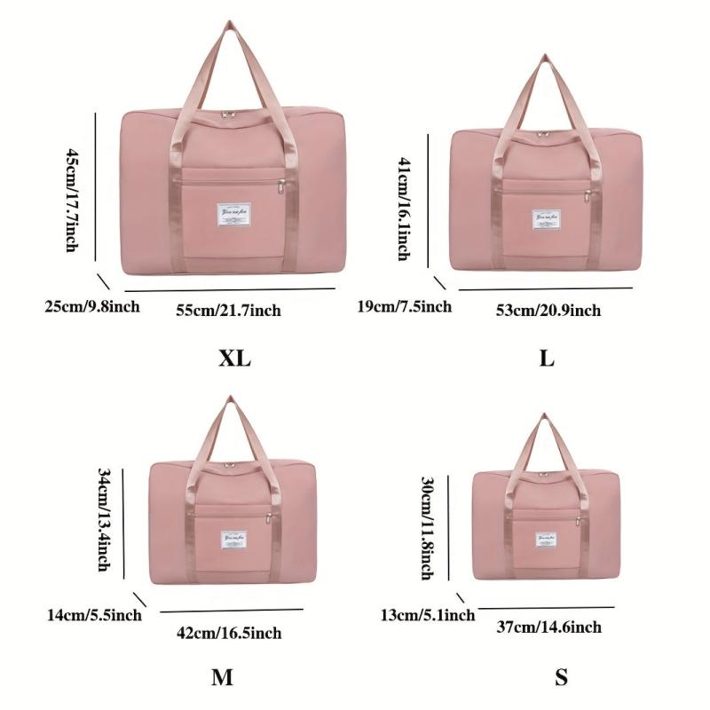 Travel Portable Lightweight Sports Zipper Handbag Duffel Bag