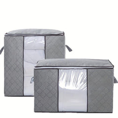 Large Capacity Non-Woven Storage Bag Clothes Quilt Moving Luggage Packing Bag