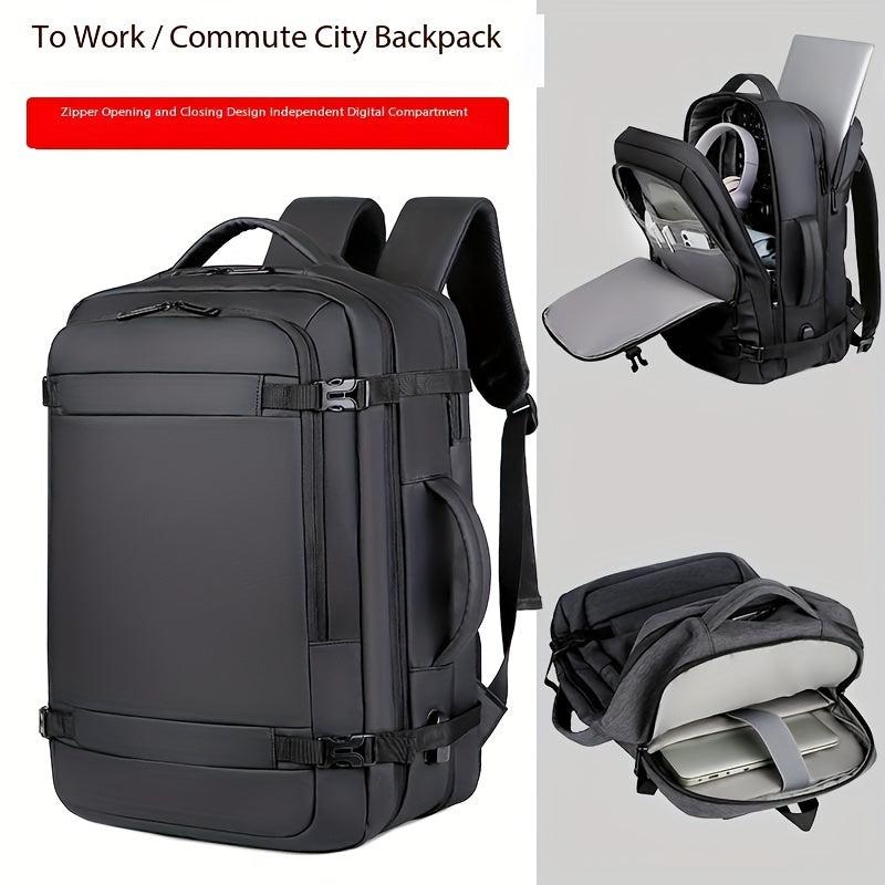 Large Capacity Travel Laptop Backpack USB Charging Waterproof Bag
