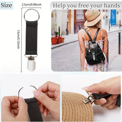 Elastic Travel Hat Clip Children's Glove Clip Hanging Pants With Clip