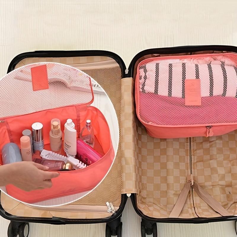 6pcs Portable Lightweight Travel Storage Bag Nylon Clothes Storage Pouch