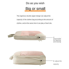 4 Pcs Luggage Compression Bags Lightweight Portable Travel Bags