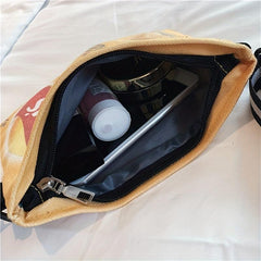 Potato Chip Crossbody Bag Adjustable Hip Hops