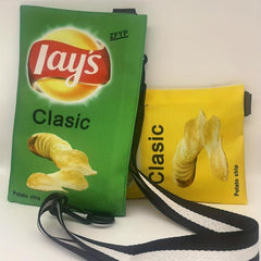 Potato Chip Crossbody Bag Adjustable Hip Hops
