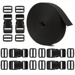 Adjustable Release Buckles Webbing Straps Set