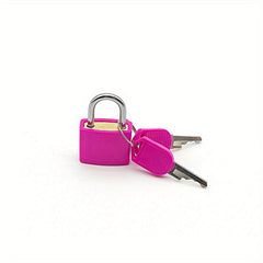Portable Mini Padlock for Luggage, Small Plastic Lock