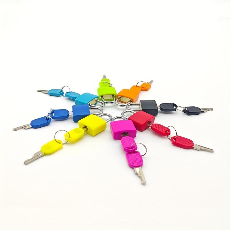 Portable Mini Padlock for Luggage, Small Plastic Lock