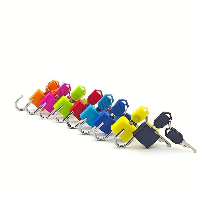 Portable Mini Padlock for Luggage, Small Plastic Lock