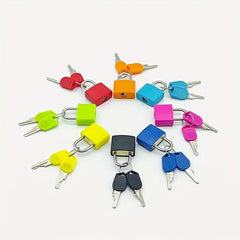 Portable Mini Padlock for Luggage, Small Plastic Lock