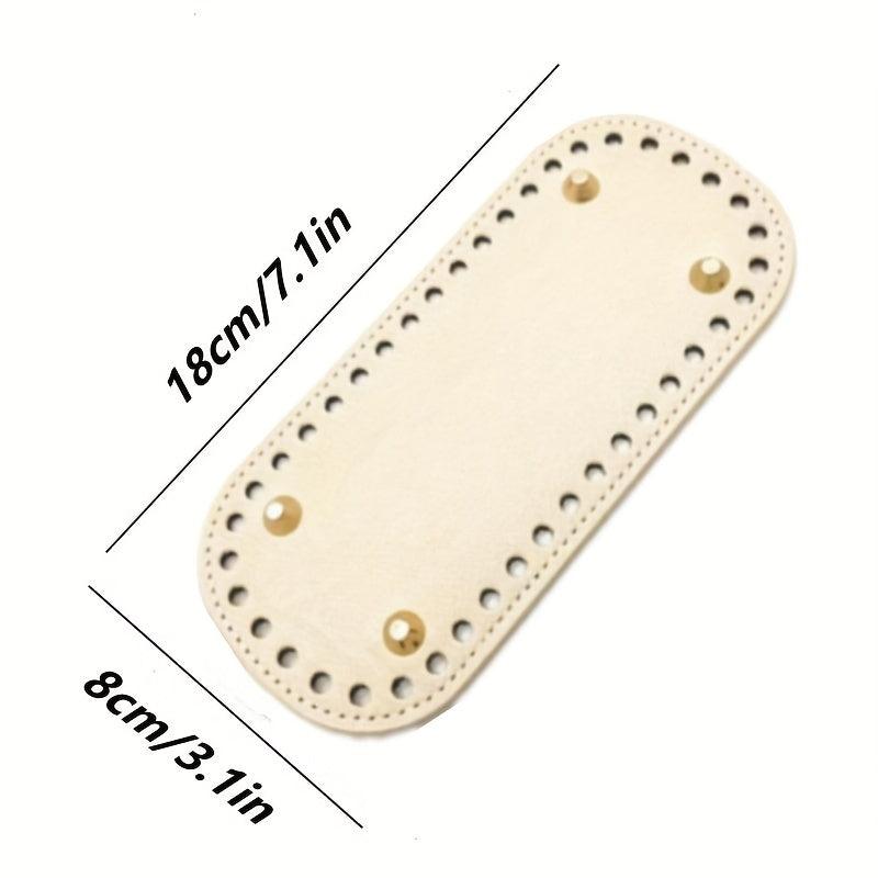 18 PU Leather Bottom for DIY Bag - Bag Accessories