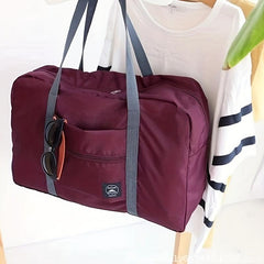 Large Capacity Travel Bag Foldable Canvas Duffel & Luggage Bag