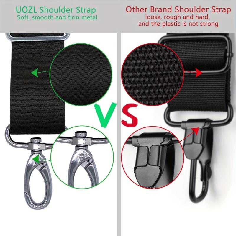 66 Cm Shoulder Strap with Extra Thick Cushion Pad and Dual Clasps