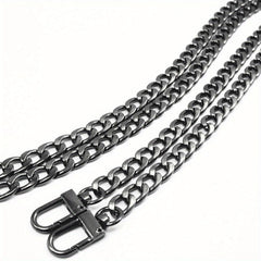Golden Flat Chain Purse Strap Replacement for DIY Bag