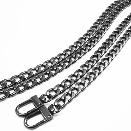 Golden Flat Chain Purse Strap Replacement for DIY Bag