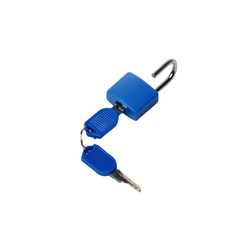 Small Plastic Padlock Set For Luggage Bags Cupboard Door