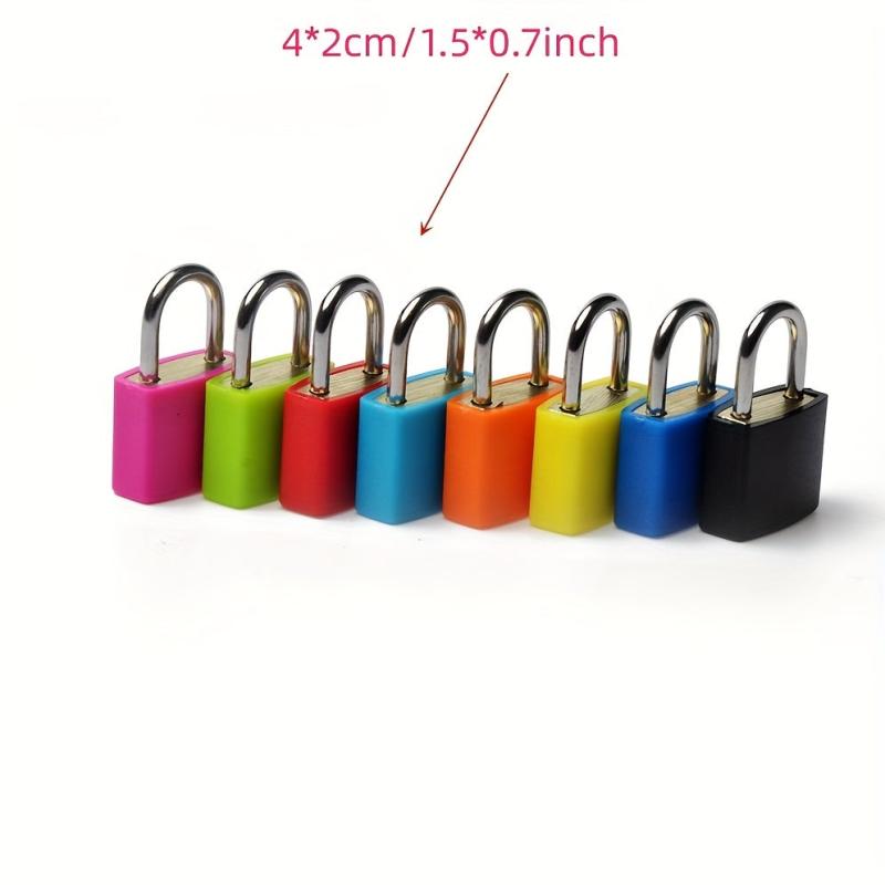 Small Plastic Padlock Set For Luggage Bags Cupboard Door