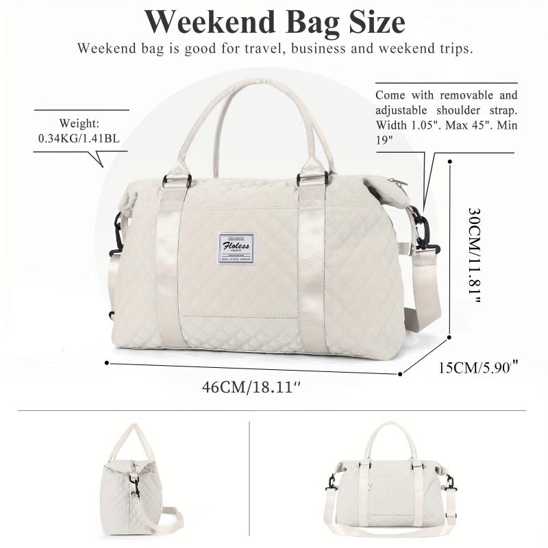 Large Capacity Duffle Bag for Travel & Sports, Portable Gym Storage Bag