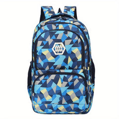 Large Capacity Zipper Backpack & Lunch Bag Combo for School and Travel