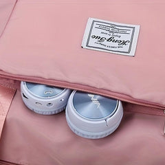 Foldable Canvas Travel Bag Lightweight Storage Luggage Bag