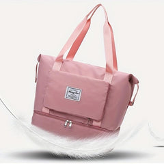 Foldable Canvas Travel Bag Lightweight Storage Luggage Bag