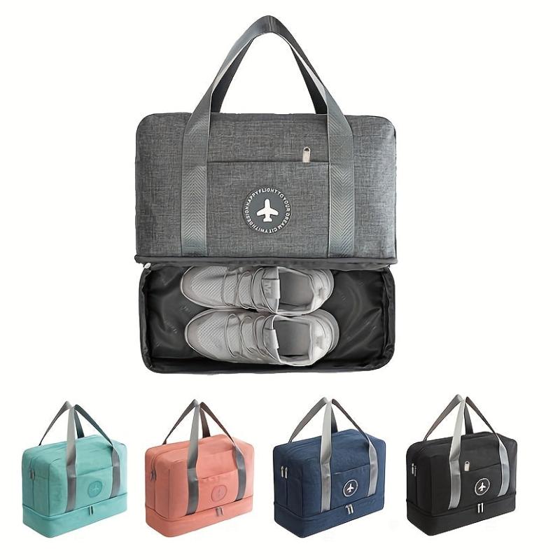 Large Capacity Lightweight Sports Zipper Travel Bag with Shoes Separation