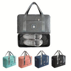 Large Capacity Lightweight Sports Zipper Travel Bag with Shoes Separation