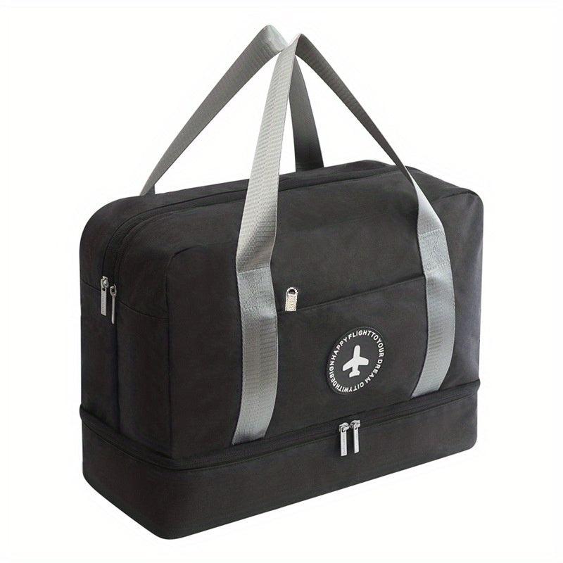 Large Capacity Lightweight Sports Zipper Travel Bag with Shoes Separation