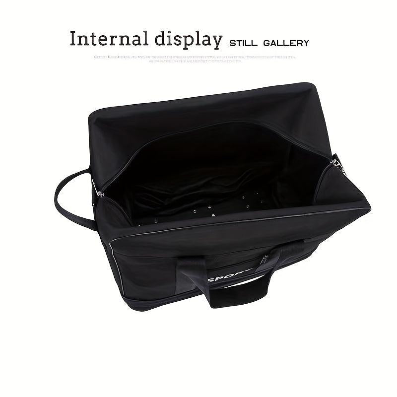 Oversized Travel Bag With Roller Large Capacity Luggage Bag