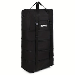 Oversized Travel Bag With Roller Large Capacity Luggage Bag