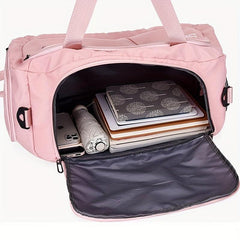Large Capacity Duffle Backpack Lightweight Luggage Bag With Shoe Compartment