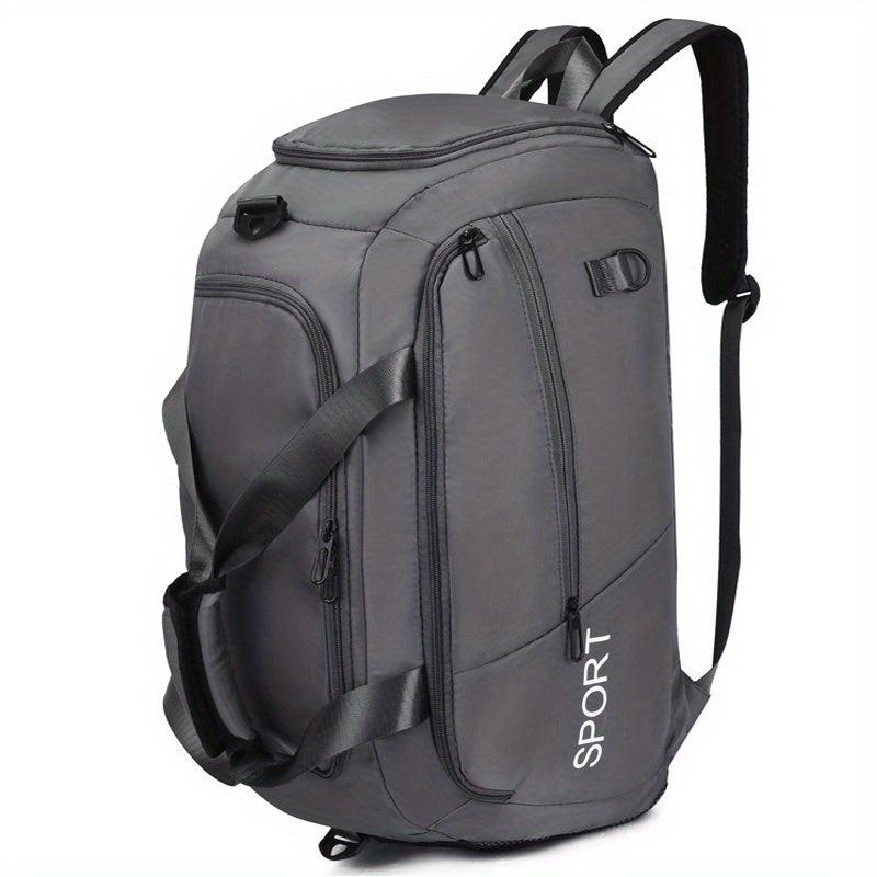 Large Capacity Duffle Backpack Lightweight Luggage Bag With Shoe Compartment