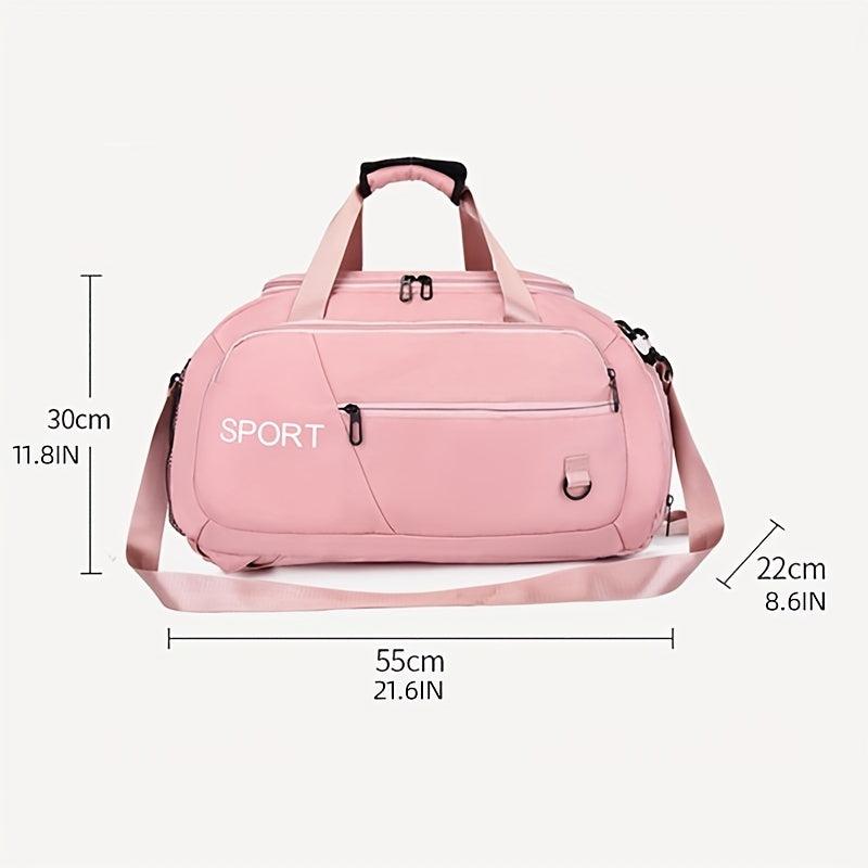 Large Capacity Duffle Backpack Lightweight Luggage Bag With Shoe Compartment