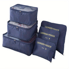 6pcs Luggage Bag Set for Travel Business Trip Organizer