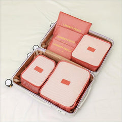 6pcs Luggage Bag Set for Travel Business Trip Organizer