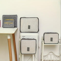 6pcs Luggage Bag Set for Travel Business Trip Organizer