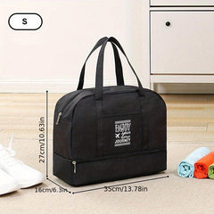 Large Capacity Weekender Tote Bag Lightweight Dacron Gym Storage Bag