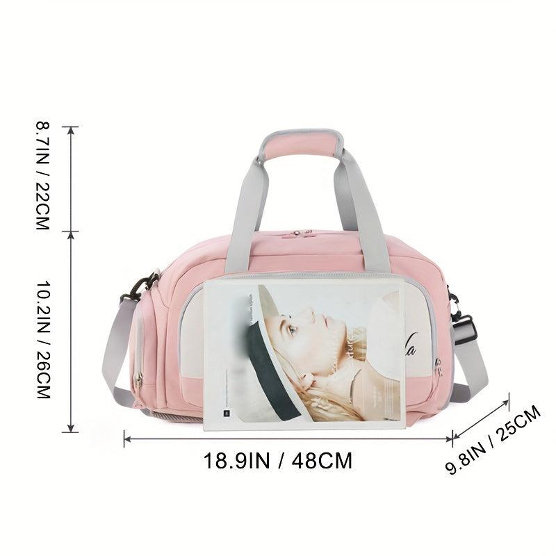 Waterproof Travel Backpack Sports Gym Bag Shoes Compartment Duffle Bag