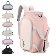 Waterproof Travel Backpack Sports Gym Bag Shoes Compartment Duffle Bag
