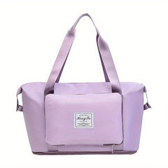 Women's Large Capacity Travel Bag Zipper Duffel Bag
