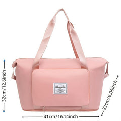 Women's Large Capacity Travel Bag Zipper Duffel Bag
