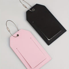 2pcs Airplane Pattern Luggage Tag Set