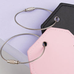 2pcs Airplane Pattern Luggage Tag Set