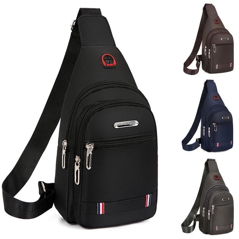 3-Layer Crossbody Sling Backpack Hiking Messenger Bag