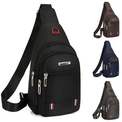 3-Layer Crossbody Sling Backpack Hiking Messenger Bag