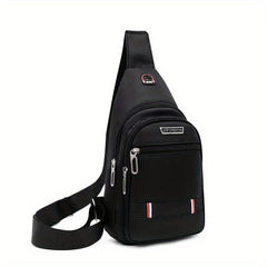 3-Layer Crossbody Sling Backpack Hiking Messenger Bag